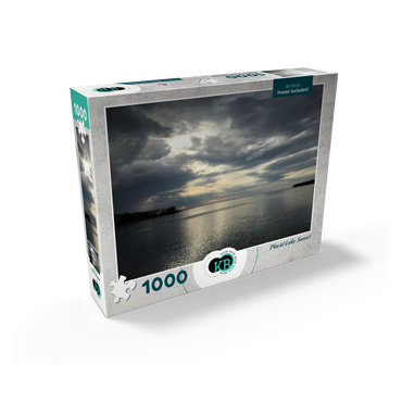 Nature Photography: Placid Lake Sunset, Minnesota, USA 1000 Jigsaw Puzzle box view2