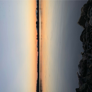 Nature Photography: Sunset Shoreline, Sturgeon Bay, Wisconsin, USA 1000 Jigsaw Puzzle 3D Modell