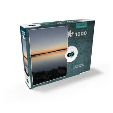 Nature Photography: Sunset Shoreline, Sturgeon Bay, Wisconsin, USA 500 Jigsaw Puzzle box view2