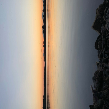 Nature Photography: Sunset Shoreline, Sturgeon Bay, Wisconsin, USA 500 Jigsaw Puzzle 3D Modell