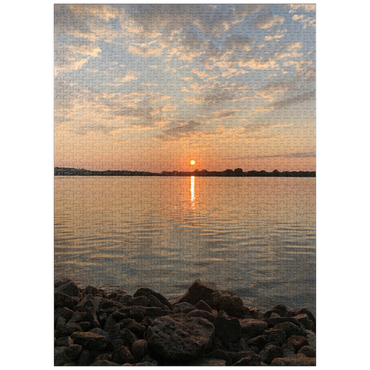 puzzleplate Nature Photography: Sturgeon Bay Sunset, Wisconsin, USA 1000 Jigsaw Puzzle