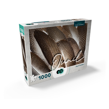 Animal Photography: Quail Feathers, Birds no.1 1000 Jigsaw Puzzle box view2
