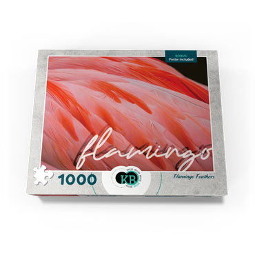 Animal Photography: Flamingo Feathers, Birds no.3 1000 Jigsaw Puzzle box view3