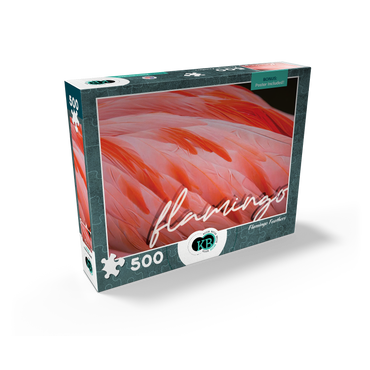 Animal Photography: Flamingo Feathers, Birds no.3 500 Jigsaw Puzzle box view2