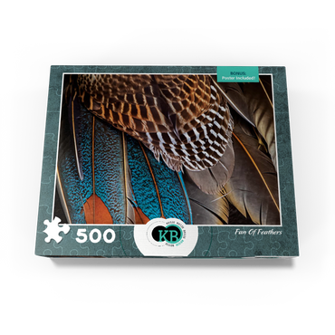 Animal Photography: Fan of Feathers, Birds no.4 500 Jigsaw Puzzle box view3