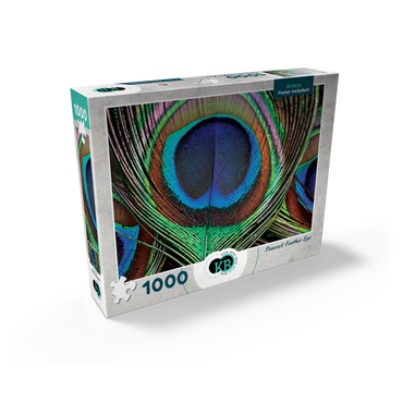 Animal Photography: Peacock Feather Iridescent Eyespot, Birds no.6 1000 Jigsaw Puzzle box view2