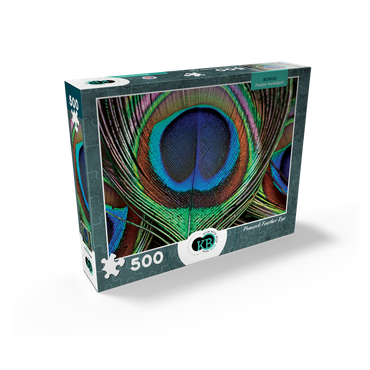 Animal Photography: Peacock Feather Iridescent Eyespot, Birds no.6 500 Jigsaw Puzzle box view2