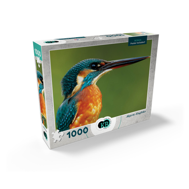 Animal Photography: Birds, Majestic Kingfisher 1000 Jigsaw Puzzle box view2
