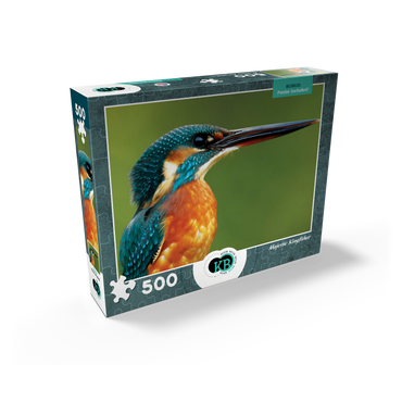Animal Photography: Birds, Majestic Kingfisher 500 Jigsaw Puzzle box view2