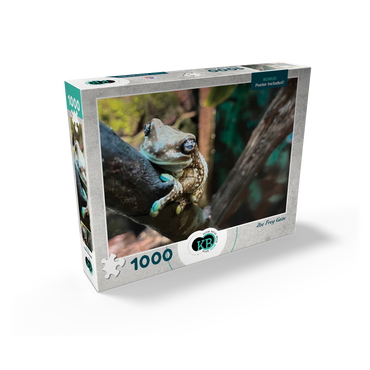 Animal Photography: Zoo Frog Gaze 1000 Jigsaw Puzzle box view2