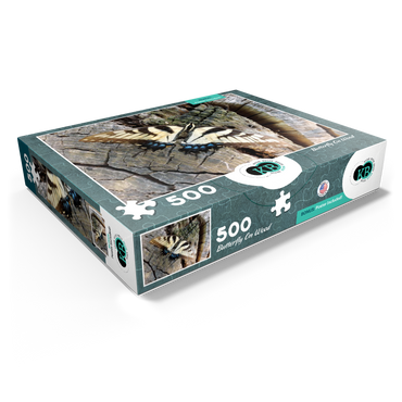 Animal Photography: Butterfly On Wood 500 Jigsaw Puzzle box view1
