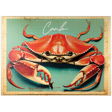 puzzleplate Vintage Artwork: Crab Sign, no.3 1000 Jigsaw Puzzle