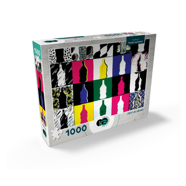Illustration Artwork: POP Art Bottles 1000 Jigsaw Puzzle box view2