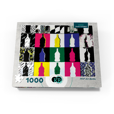 Illustration Artwork: POP Art Bottles 1000 Jigsaw Puzzle box view3