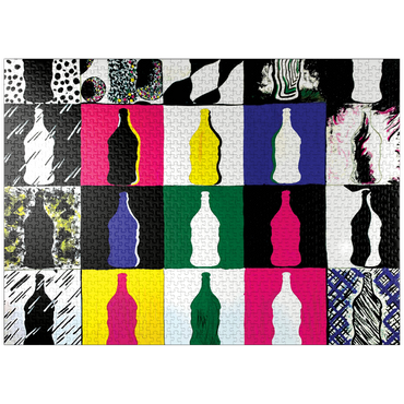 puzzleplate Illustration Artwork: POP Art Bottles 1000 Jigsaw Puzzle
