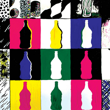 Illustration Artwork: POP Art Bottles 1000 Jigsaw Puzzle 3D Modell