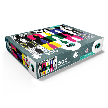 Illustration Artwork: POP Art Bottles 500 Jigsaw Puzzle box view1