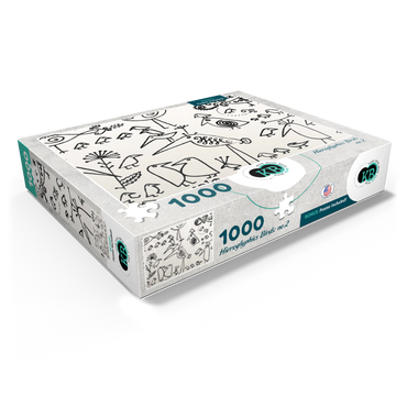 Illustration Artwork: Hieroglyphic Birds, no.2 1000 Jigsaw Puzzle box view1