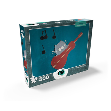 Illustration Artwork: Cat In The Fiddle 500 Jigsaw Puzzle box view2
