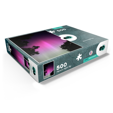 Nature Photography: Northern Lights, Aurora Night Sky 500 Jigsaw Puzzle box view1