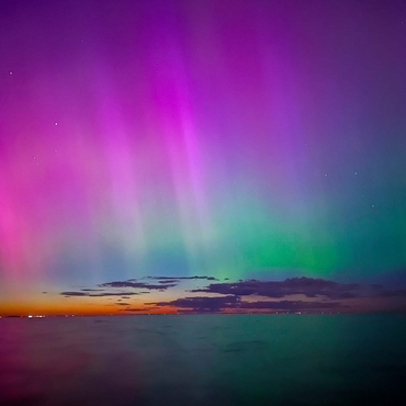 Nature Photography: Northern Lights, Colorful Lake Aurora 1000 Jigsaw Puzzle 3D Modell