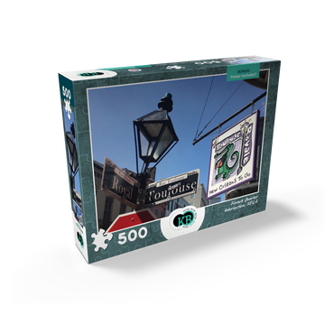 French Quarter Intersection- New Orleans, Louisianna 500 Jigsaw Puzzle box view2