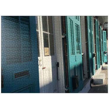 puzzleplate French Quarter, Streetside- New Orleans, Louisianna 1000 Jigsaw Puzzle