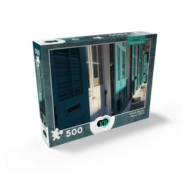 French Quarter, Streetside- New Orleans, Louisianna 500 Jigsaw Puzzle box view2