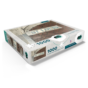 St. Louis Street Sidewalk Sign- New Orleans, Louisianna 1000 Jigsaw Puzzle box view1