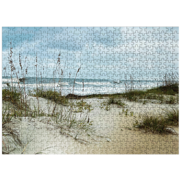 puzzleplate Nature Photography: Island Surf, Hilton Head, South Carolina 500 Jigsaw Puzzle