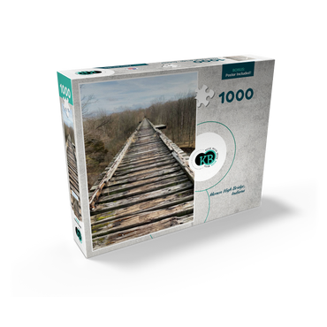 Train Tracks- Monon High Bridge, Indiana 1000 Jigsaw Puzzle box view2