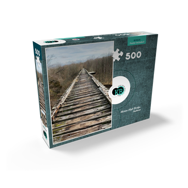 Train Tracks- Monon High Bridge, Indiana 500 Jigsaw Puzzle box view2