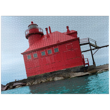 puzzleplate Pierhead Light- Sturgeon Bay, Wisconsin, no.1 1000 Jigsaw Puzzle