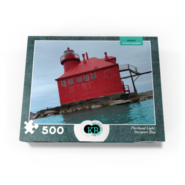 Pierhead Light- Sturgeon Bay, Wisconsin, no.1 500 Jigsaw Puzzle box view3
