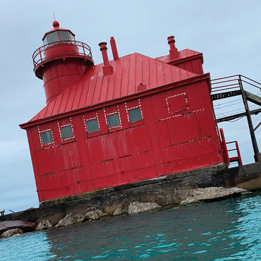 Pierhead Light- Sturgeon Bay, Wisconsin, no.1 500 Jigsaw Puzzle 3D Modell