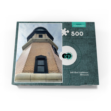 Split Rock Lighthouse- Minnesota, USA 500 Jigsaw Puzzle box view3