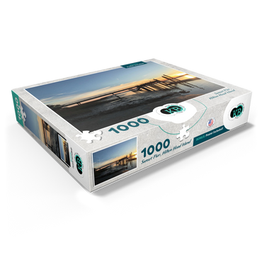 Nature Photography: Sunset Pier- Hilton Head, South Carolina 1000 Jigsaw Puzzle box view1