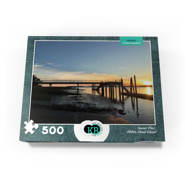 Nature Photography: Sunset Pier- Hilton Head, South Carolina 500 Jigsaw Puzzle box view3