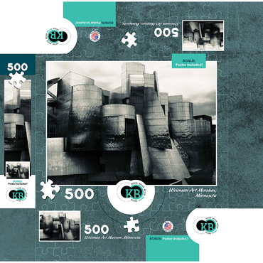 Weisman Art Museum- Minnesota, USA, no.1 500 Jigsaw Puzzle box 3D Modell