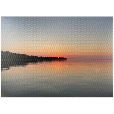 puzzleplate Nature Photography: Minnesota Sunset 1000 Jigsaw Puzzle