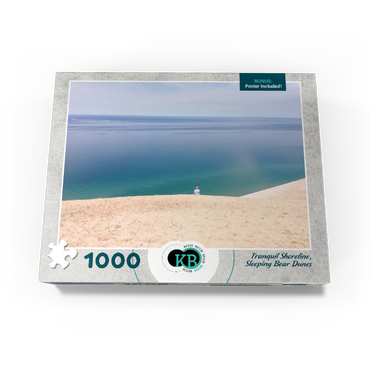 Nature Photography: Tranquil Shoreline, Sleeping Bear Dunes, Michigan 1000 Jigsaw Puzzle box view3