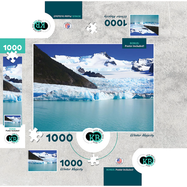 Nature Photography: Winter Majesty 1000 Jigsaw Puzzle box 3D Modell