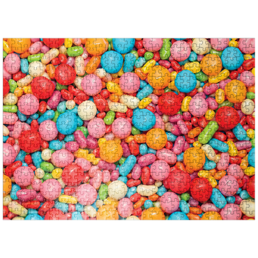 puzzleplate Macro Photography: Candy Explosion- no.1 500 Jigsaw Puzzle