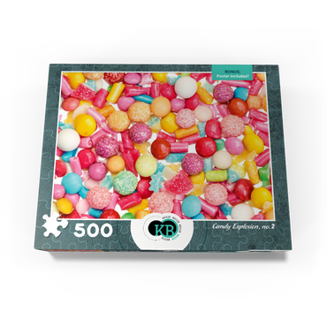 Macro Photography: Candy Explosion- no.2 500 Jigsaw Puzzle box view3