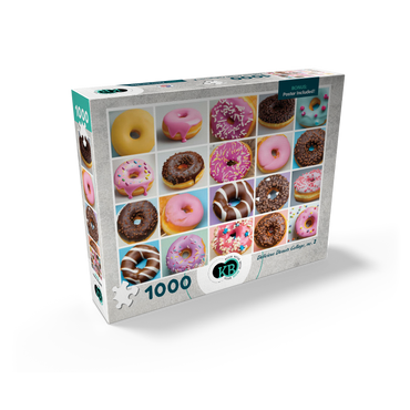 Macro Photography: Delicious Donuts Collage- no.2 1000 Jigsaw Puzzle box view2
