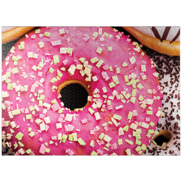 puzzleplate Macro Photography: Donut Delight 1000 Jigsaw Puzzle