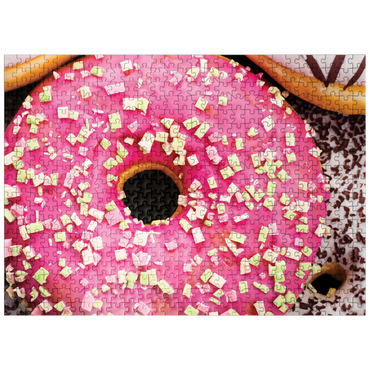 puzzleplate Macro Photography: Donut Delight 500 Jigsaw Puzzle