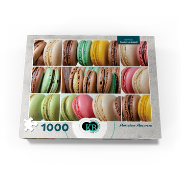 Macro Photography: Marvelous Macarons 1000 Jigsaw Puzzle box view3