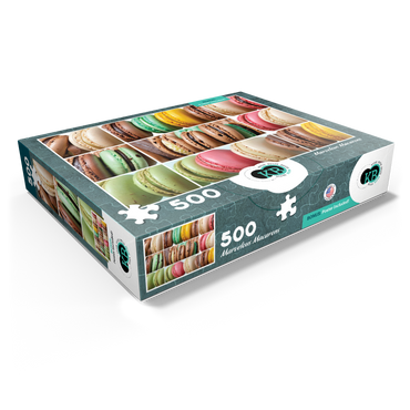 Macro Photography: Marvelous Macarons 500 Jigsaw Puzzle box view1