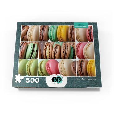 Macro Photography: Marvelous Macarons 500 Jigsaw Puzzle box view3
